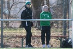 JFG-Trainer Andreas Engel (li.) und sein Spielleiter Robert Pötzinger können zufrieden mit dem Punktgewinn gegen den FC Coburg sein.