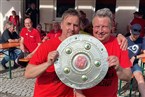 Meisterjubel SG TSV Schlüsselfeld/TSV Aschbach (Mario Schwank (li.) und Jürgen Hofmann)